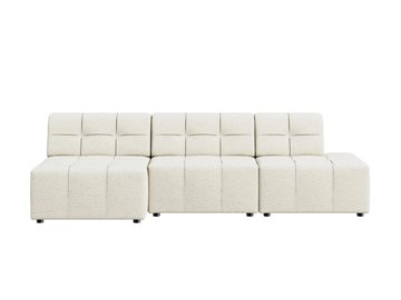 BRESCIA - Modular 4 seater fabric sofa by DÔME DECO - view 2